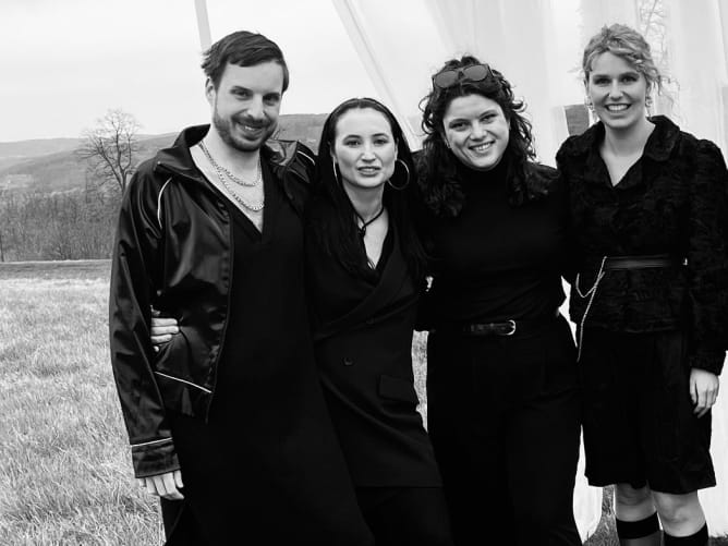 Clemens Janout, Julia Hammerl, Juliane Aixner, Lara Bumbacher (v. l. n. r.)