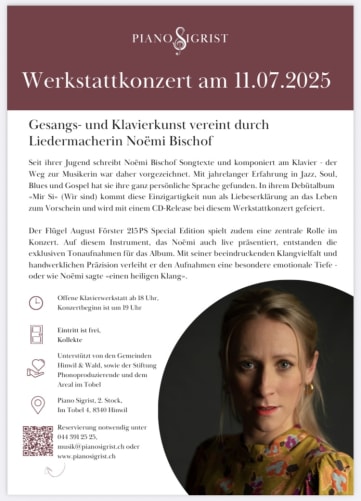 Release Konzert Piano Sigrist Hinwil