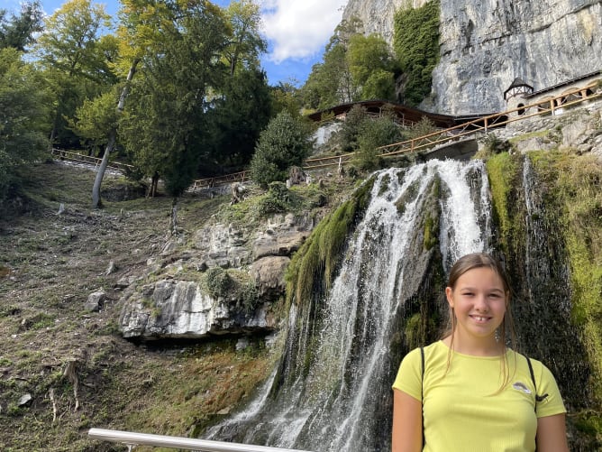 Ich bin gerne in der Natur am wandern