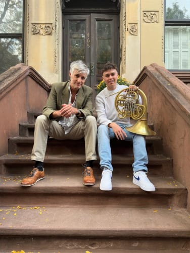 Daniel Schnyder und Leonard Schultsz in New York