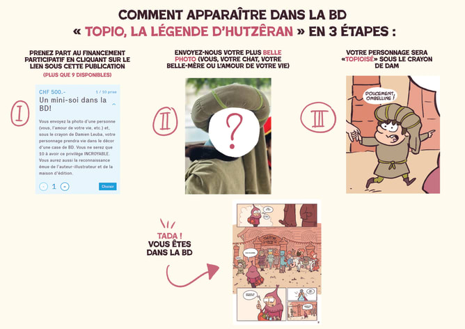 Dam te dessine dans sa BD !