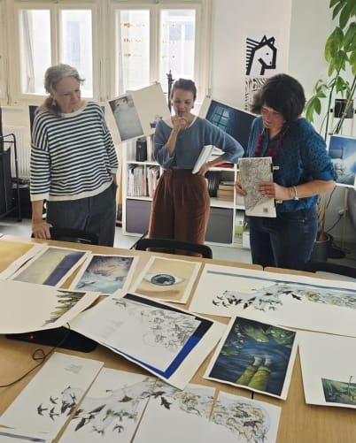 Rencontre et séance de travail à Fribourg jeudi 5 juin.