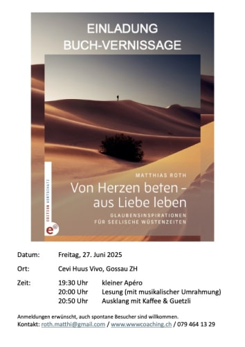 Einladung Buch-Vernissage