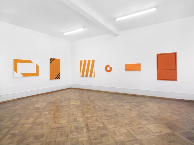 Francis Baudevin, exhibition view, 2023 KBCB, photo: Julien Gremaud