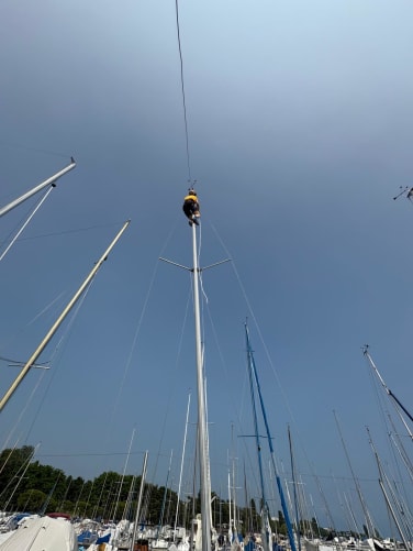 Ba en haut du mât
