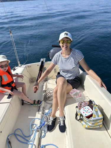 La skipper et son matelot
