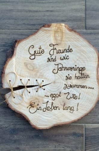 Holzdekoration
