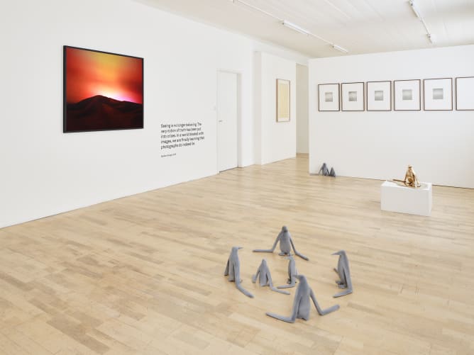 Installationsansicht, sam scherrer contemporary, Zürich, Schweiz