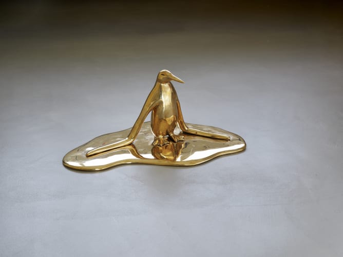 Was macht der Pinguin in meinem Garten? (2024) (Bronze)