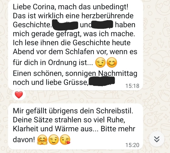 Feedback einer Testleserin