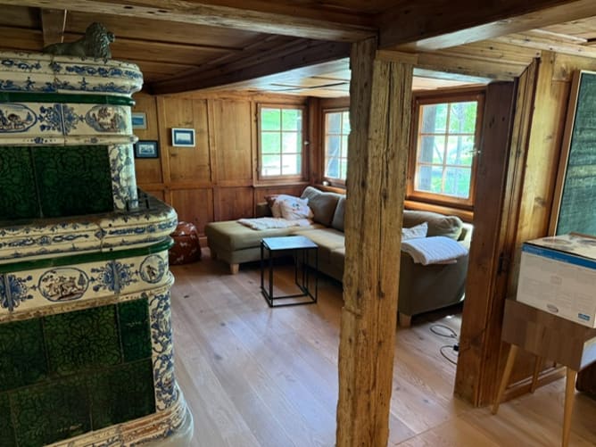 Blick in die neue Stube