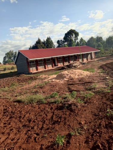 The classrooms take shape