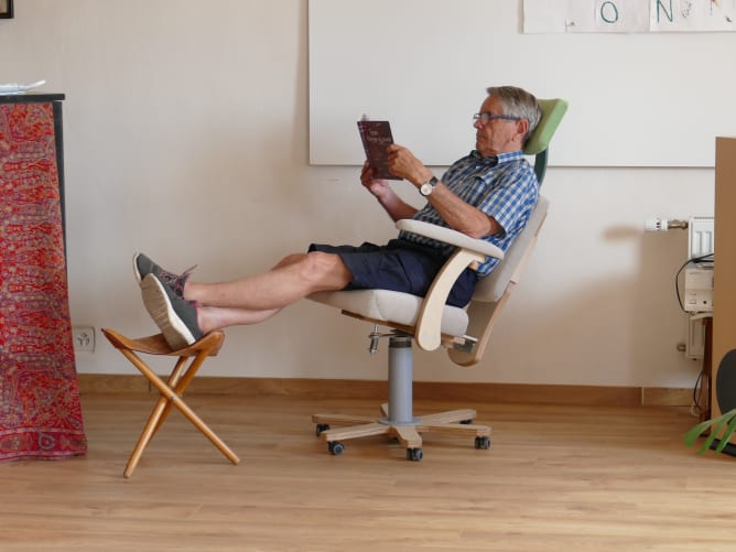Une position relax appréciée