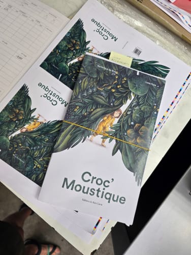 Le bon-à-tirer, version simulée du livre avant son impression.