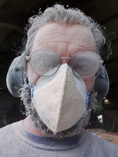 The joys of sanding!