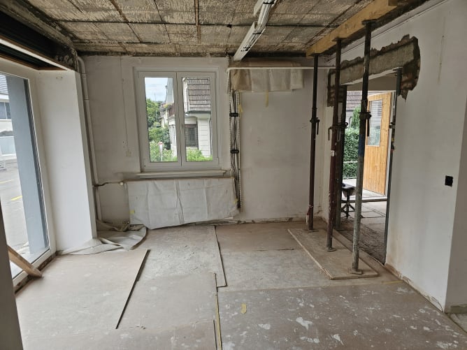 Ladenfläche im Rohbau