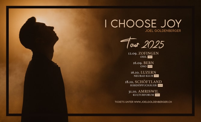 «I CHOOSE JOY» Tour 2025 - Flyer