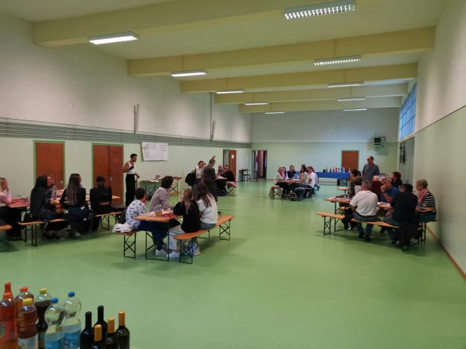 One of our charity dinners