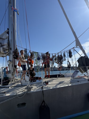 Leben auf dem Segelboot