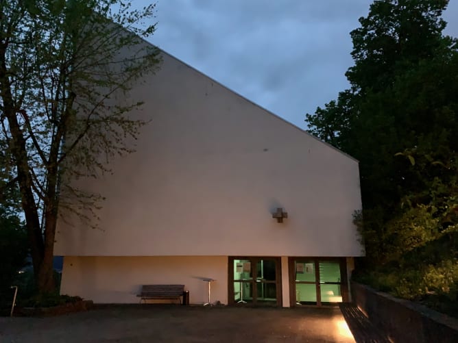 Die Kapelle in der Morgenstimmung