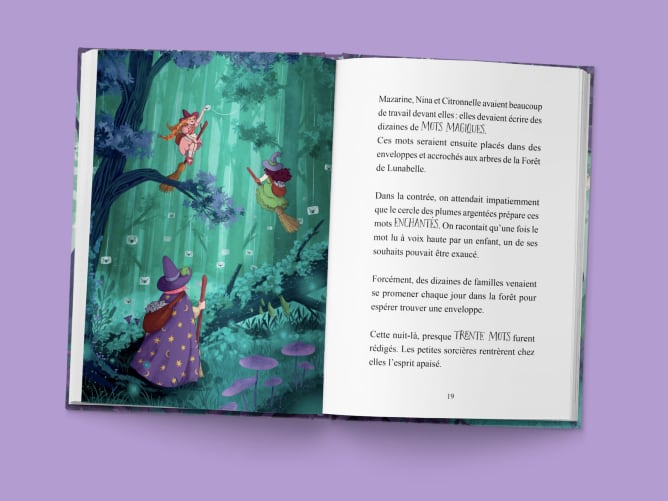 Découvrez en avant-première une double page de l'histoire de Mazarine !