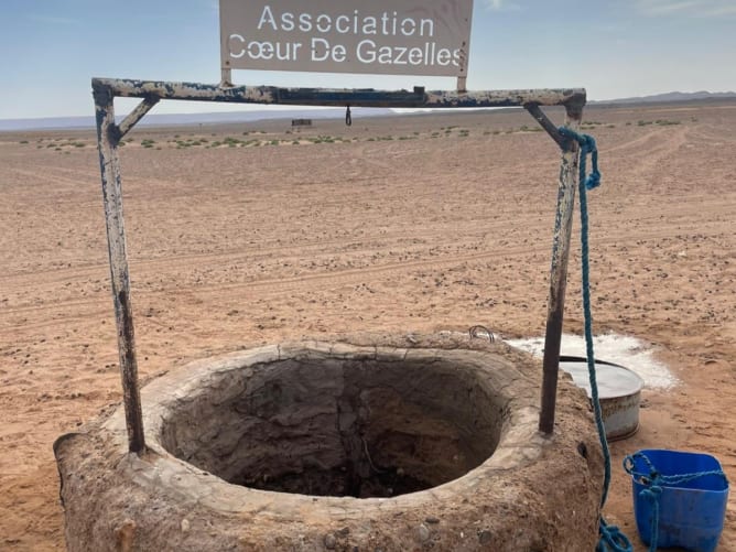 Point d'eau dans le désert, preuve concrète des actions durables qui restent après le passage du rallye
