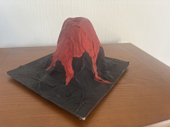 Mini volcan du film 