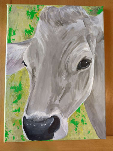 Acryl auf Leinwand: Faun