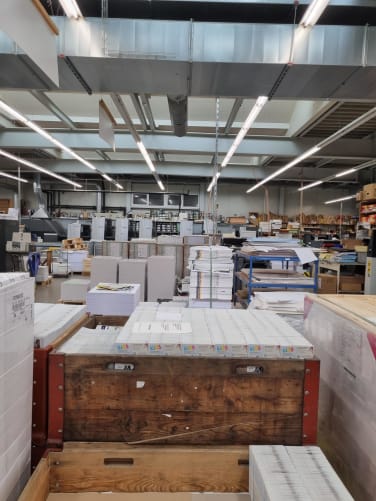 Druckerei Niedermann, hier wird der Kalender gedruckt