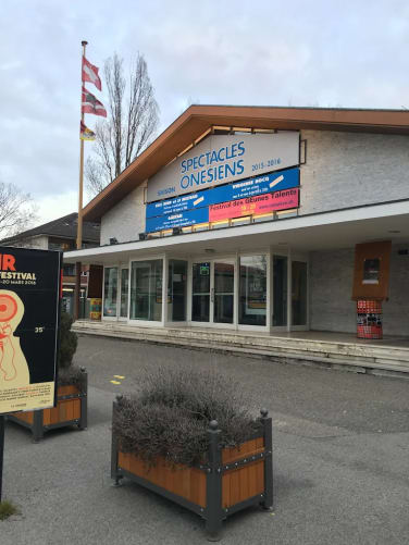 La salle communale d'Onex