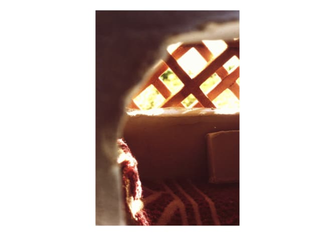 H: a space that looks at the landscape of my youth, work by Mohammed Tazi