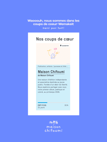 On fait partie des coups de coeur Wemakeit