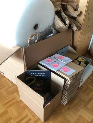 Organisation et emballage... Prochaine étape Envoi 💕