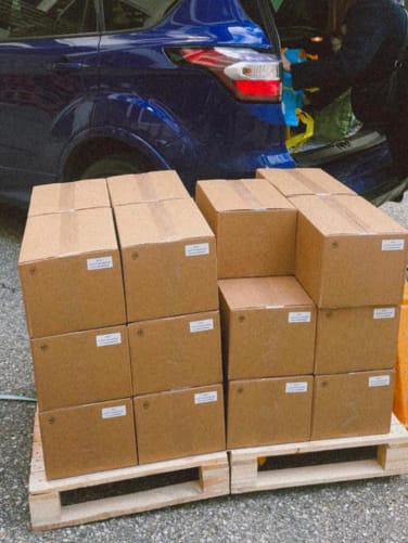 Les quelques cartons 