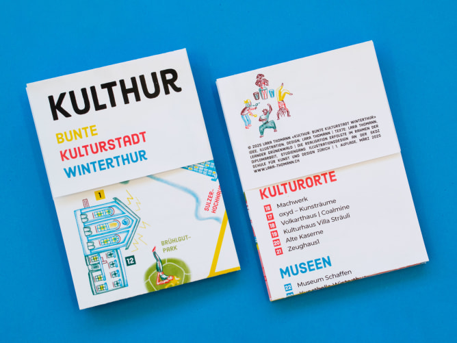 Produkt 1: Faltkarte für die Stadterkundung