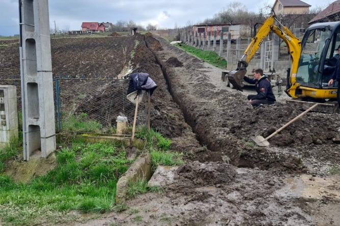 Utility installations for Garden house in Bardesti.