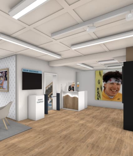 Visualisierung zur Entstehung des Vreni-Schneider-Museums in Elm