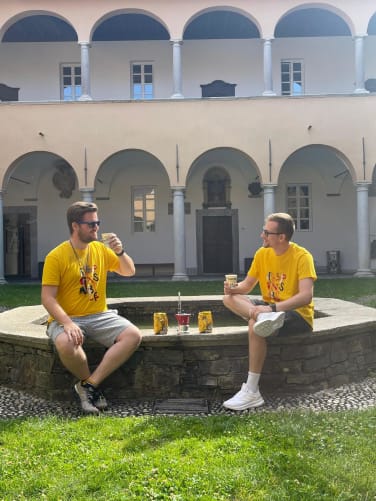 Team Resp. che si prendono una meritata pausa caffè