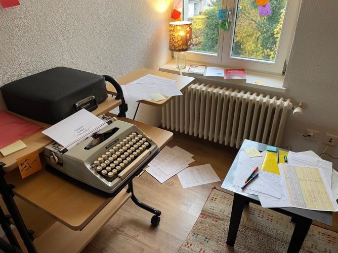 David Steiners Arbeitsplatz - wo Träume entstehen