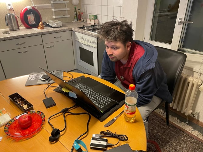 Michel De Richi hat einen Traum - und wenig Schlaf