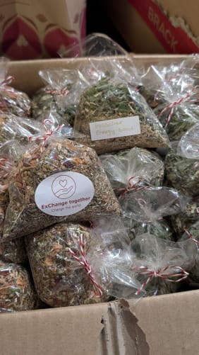 Leckerer Kräuter- und Gewürztees