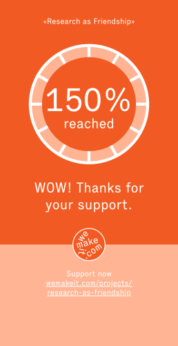 Thanks to all of you- SNSF boosted our art/science!