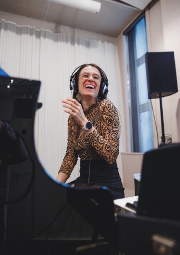 Caro bringt immer gute Stimmung :)