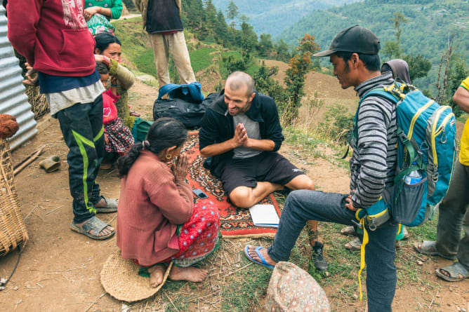 Eines der fast 60 Interviews