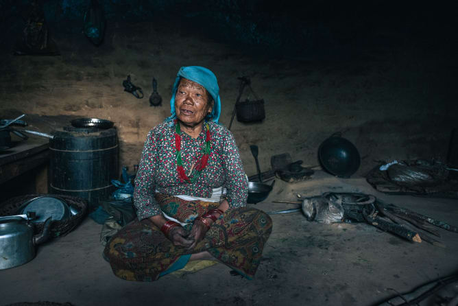 Pelalomu aus Shayama, 82 Jahre alt