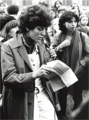An der Demo zum 8. März 1978 (Bild: Jeannette Egger)