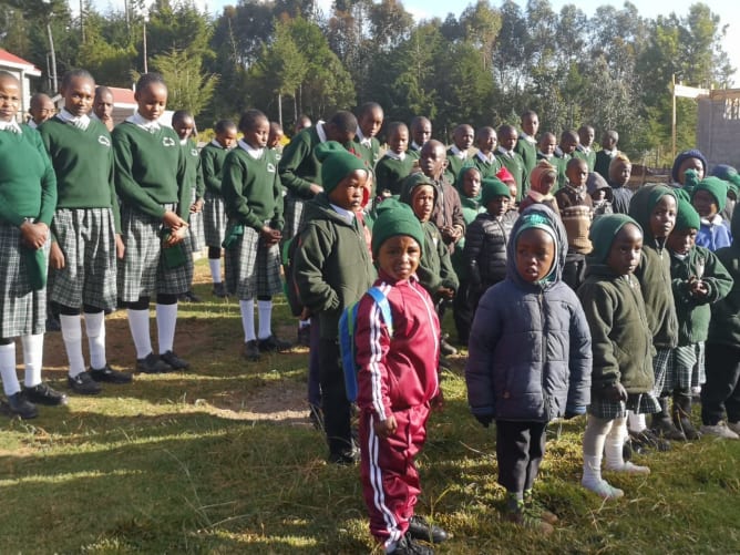 Tutti gli allievi della St.Peter's Berry