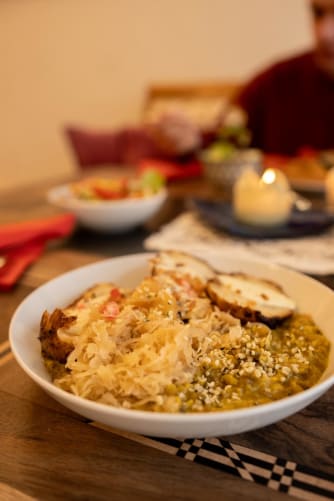 ...jeden Tag frische und gesunde Mittagsmenus....