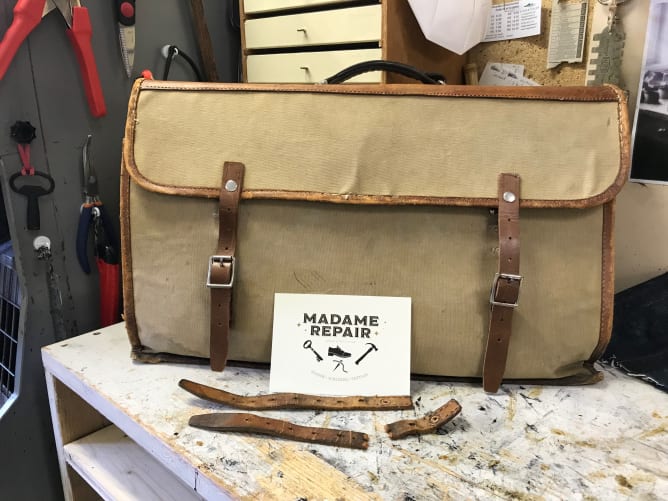 Lederriemchen an Tasche erneuern