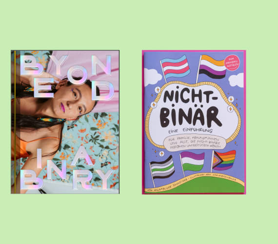 1x «Beyond Binary» Buch + A4 Broschüre «Nicht-Binär: Eine Einführung» v. Anja*Oliver